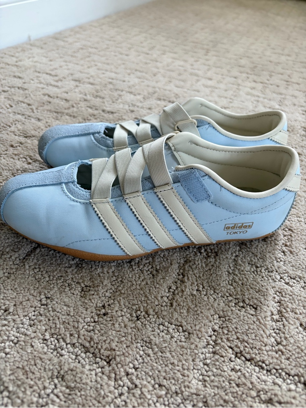 WOMEN'S TOKYO MARY JANE SNEAKERS IN LIGHT BLUE/WHITE